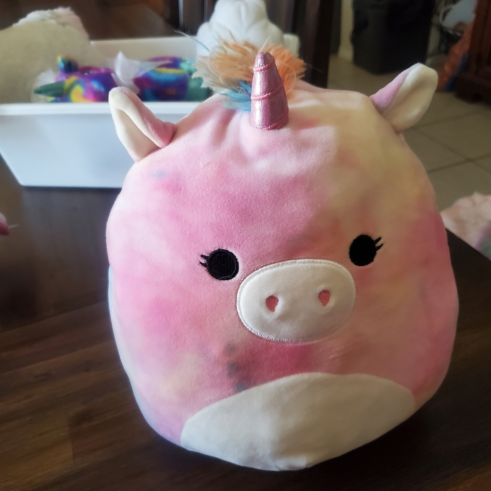 Squishmallows Pink and White Pig Bag